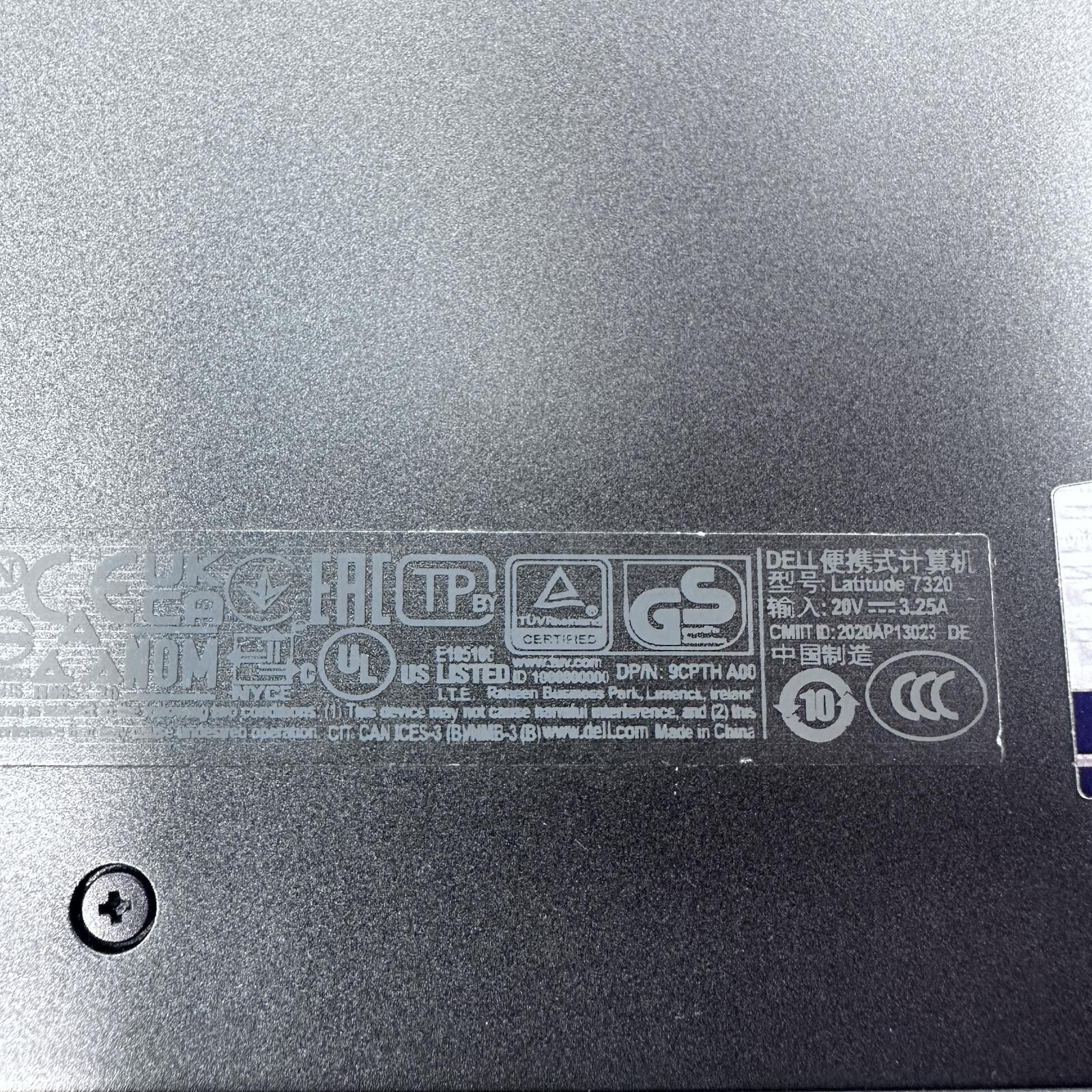 DELL Latitude 7320 Laptop, 13.3″ FHD, i5-1145G7, 16GB, 256GB SSD