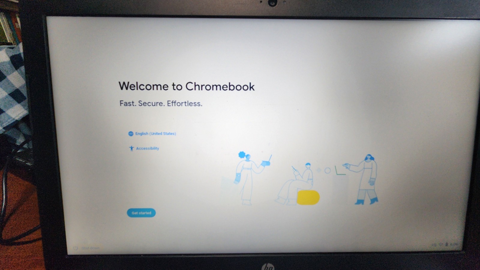 HP Chromebook 14 G4 14″ (16GB Intel Celeron N2840 2.16GHz 4GB) Laptop Silver…