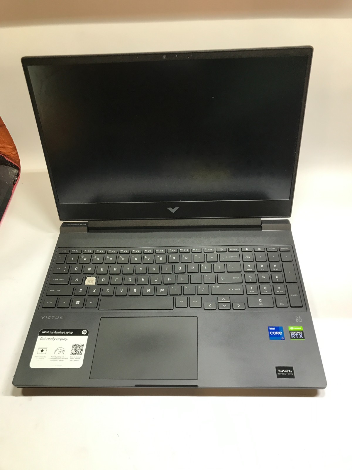 HP Victus 15-fa0032dx 15″ Intel Core i7 NO RAM NO SSD/OS RTX 3050Ti For Parts