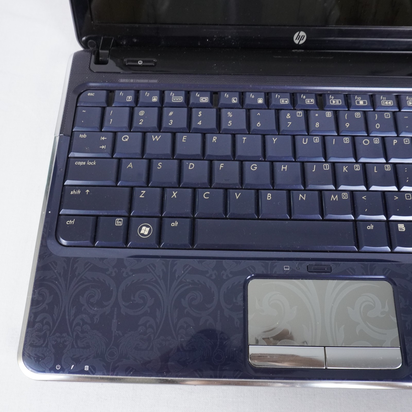 HP Pavilion dv3 Laptop Intel Core 2 Duo Windows Vista Blue For Parts