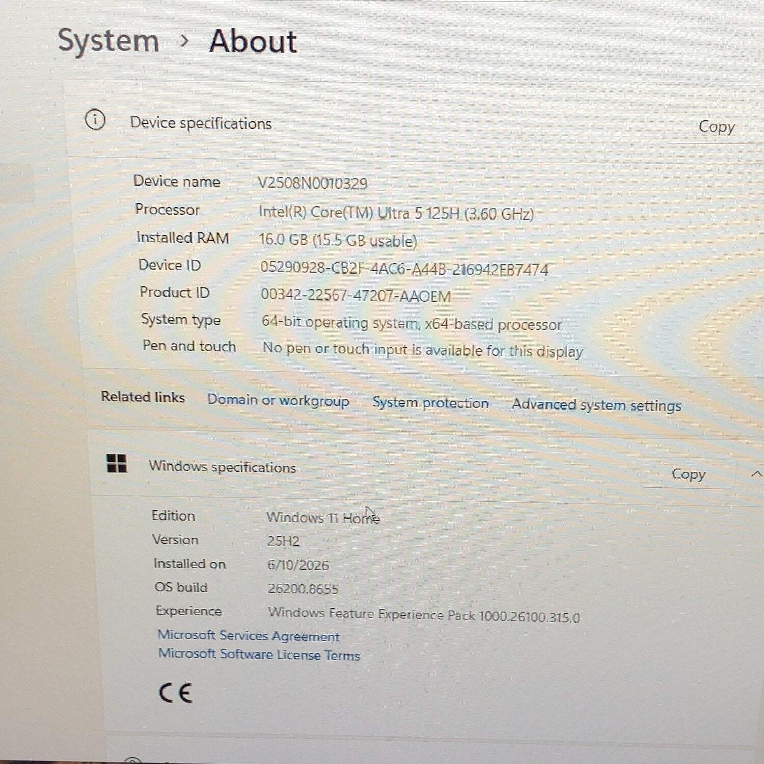 MSI Venture 16 AI A1MTG-048US 16″ Core Ultra 5 125H 3.6GHz 16GB RAM 512GB SSD