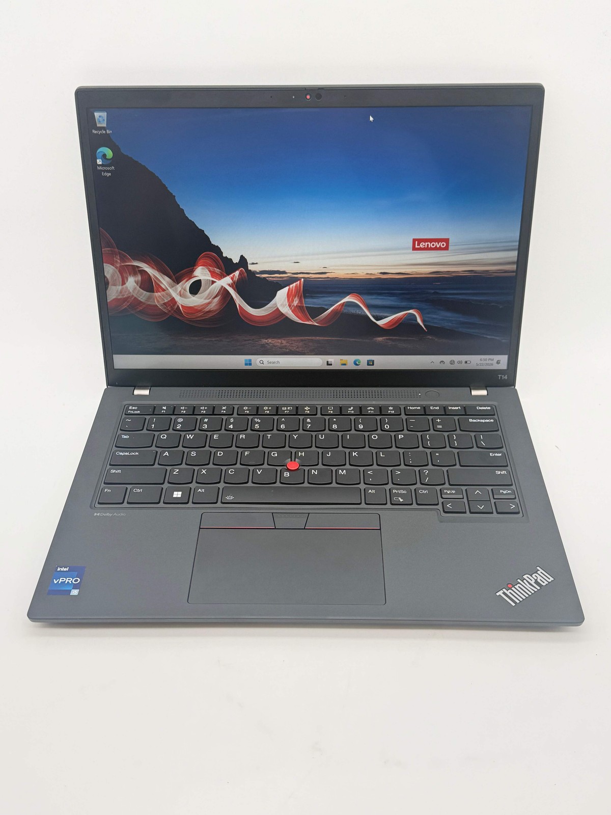 Lenovo ThinkPad T14 Gen 4 14″ Core i5-1345U 16GB RAM 256GB Touchscreen Black
