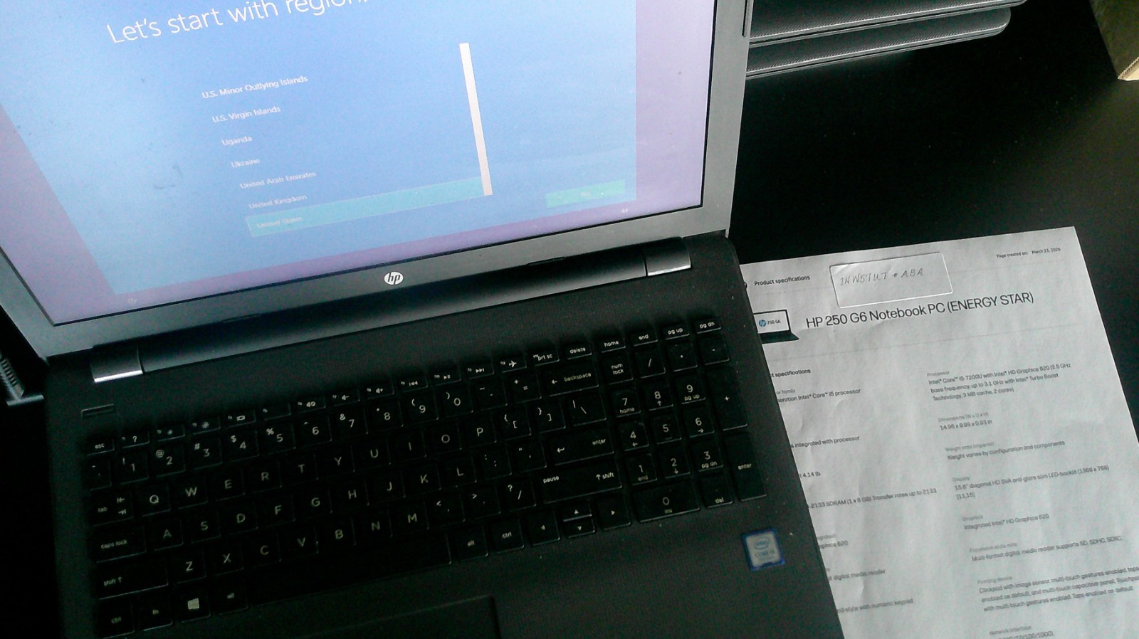 Multiple HP Laptops (Serial Nos listed in Description)
