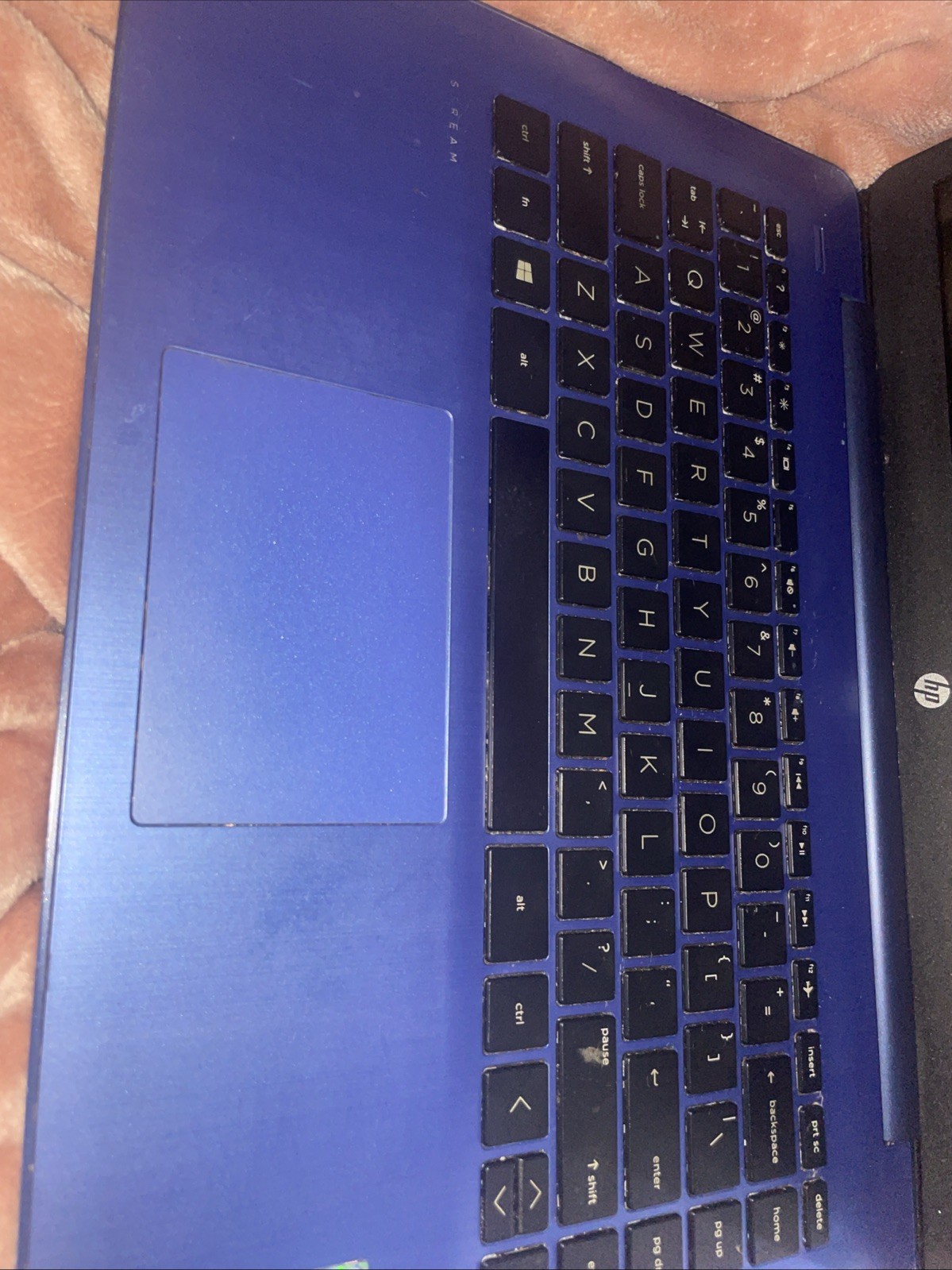 HP Stream 14″ Celeron 4GB/64GB Laptop-Blue, 14-cb171wm