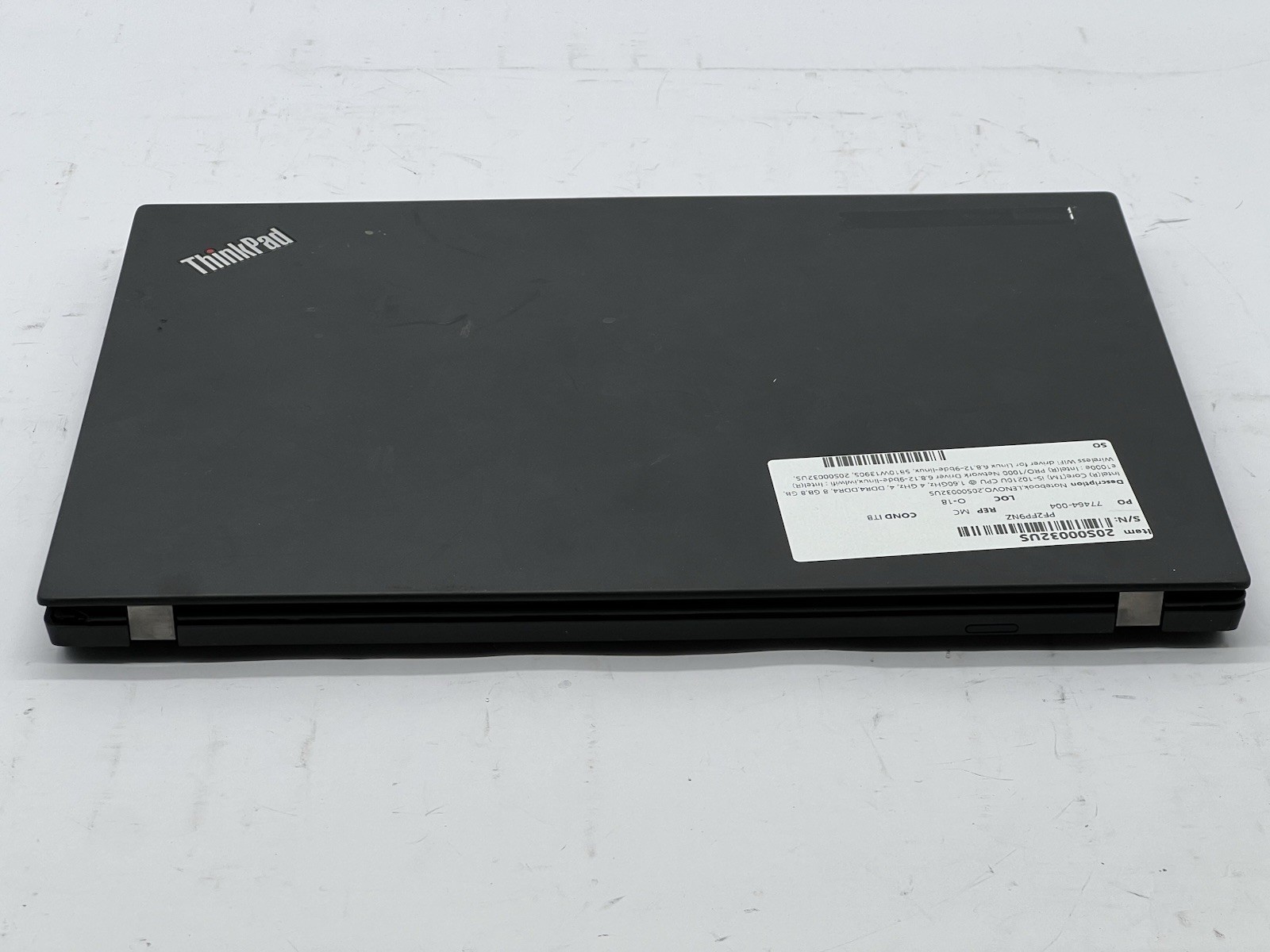 Lenovo ThinkPad T14 Gen 1, Core i5-10210U, @ 1.60GHz, 16GB RAM-No HDD/OS/Adapter