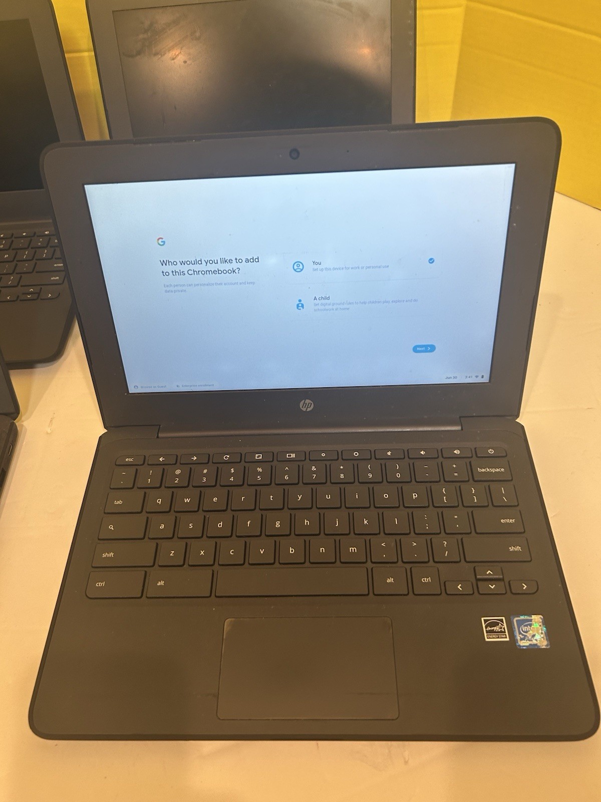 4 HP Chromebook 11 G6 EE Laptops Parts or Repair