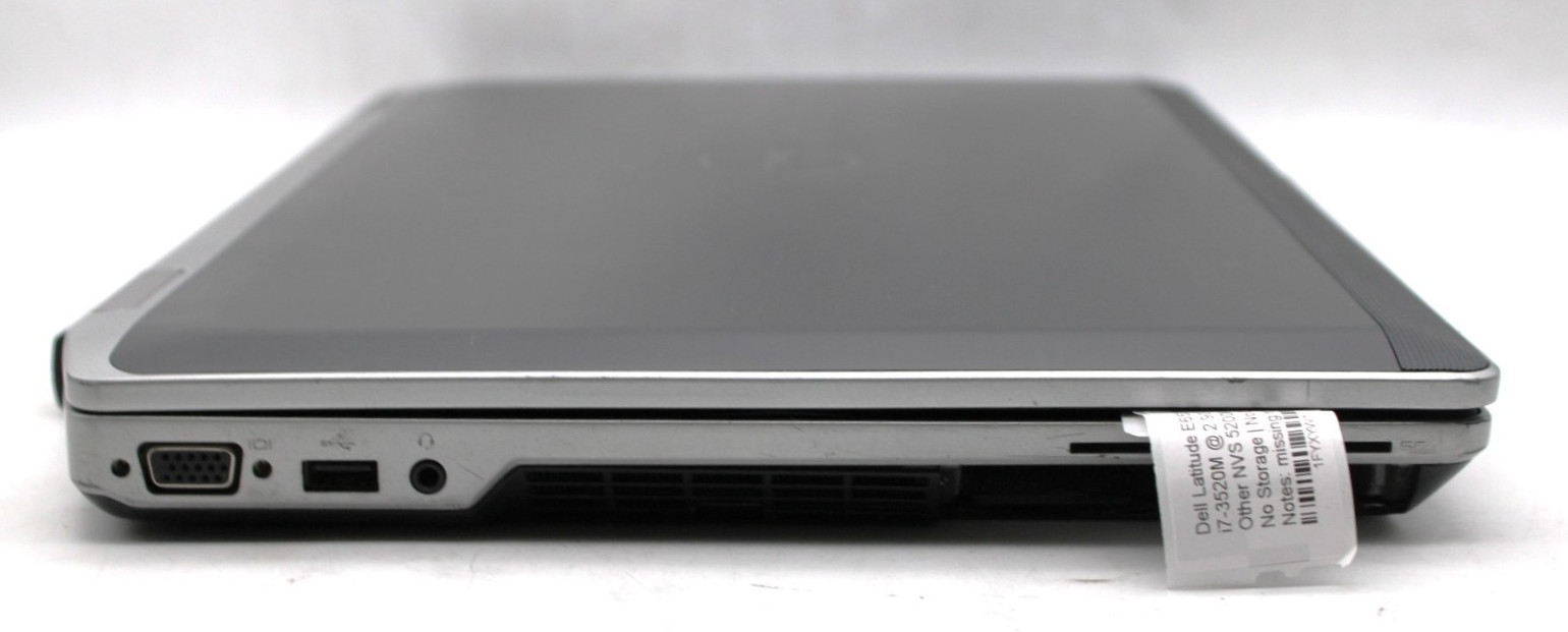 Dell Latitude E6530 i7-3520M@2.9GHz 4GB DDR3 NO STORAGE/OS/BATT *USED/TESTED*