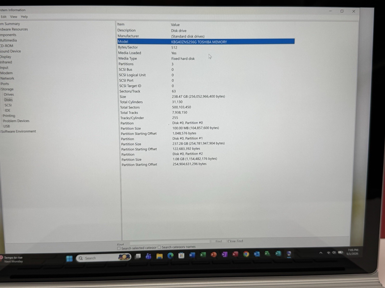 Surface Book 3 14” 1900 i7 1065G7 1.3GHz 16GB RAM 256GB SSD Iris Plus