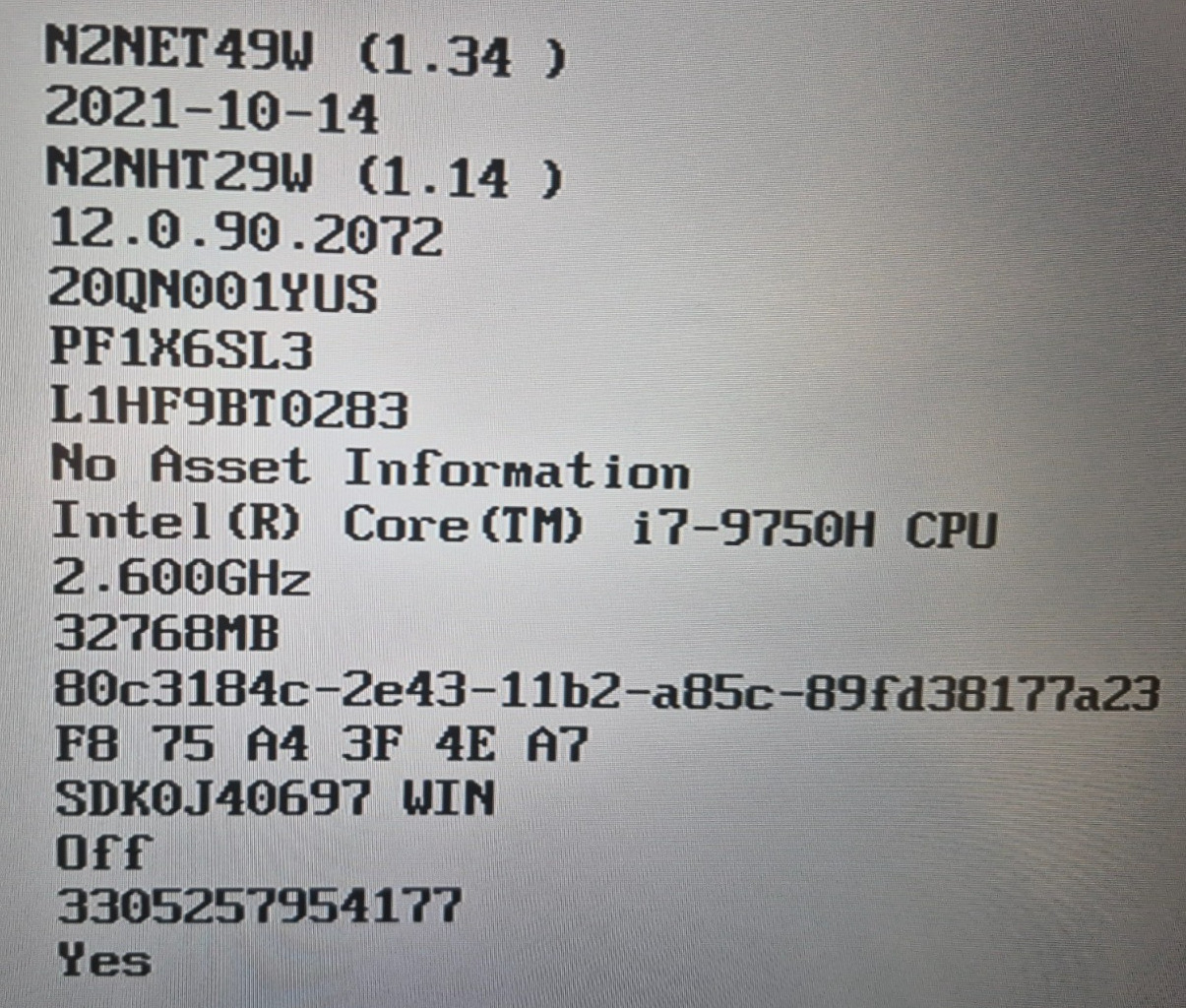 Lenovo ThinkPad P53 15.6″ Intel i7-9750H 2.60GHz 32GB No SSD Quadro T1000