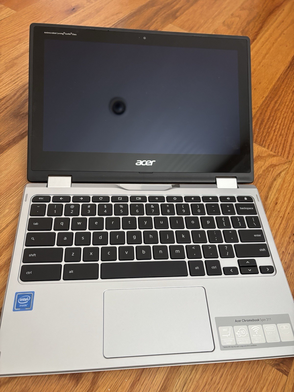 Acer Chromebook Spin 311 CP311-2H-C7QD 11.6” Touchscreen Celeron N4000 4GB 64GB
