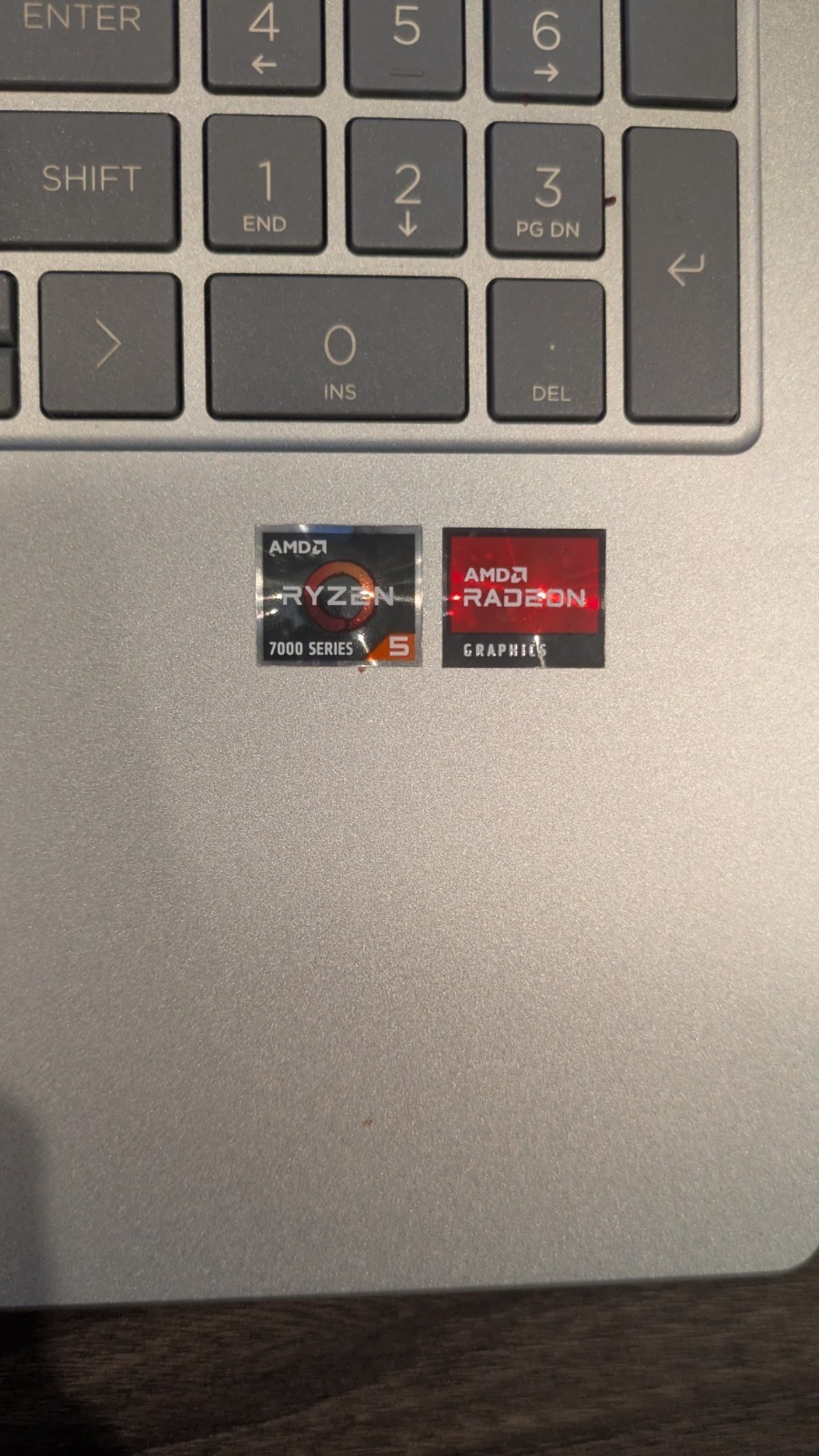 HP Laptop AMD Ryzen 5 7520U with Radeon Graphics 8 GB of LPDDR5 RAM