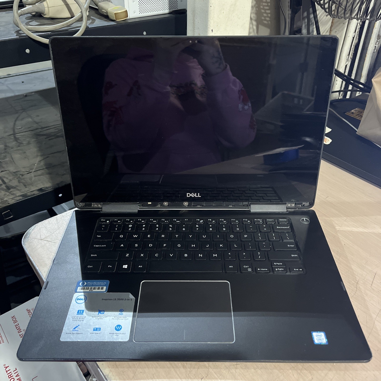 DELL INSPIRON 15 7000 2IN1 INTEL CORE I7-8550U 1.80GHZ 8GB RAM NO HD
