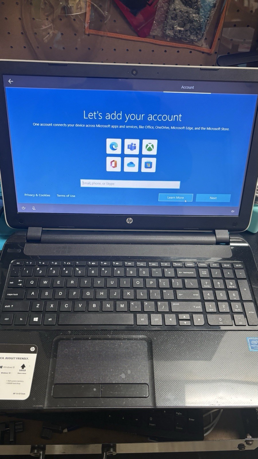 HP Laptop 15-F271WM Windows 10 240 GB Storage 4GB RAM Used Good Condition