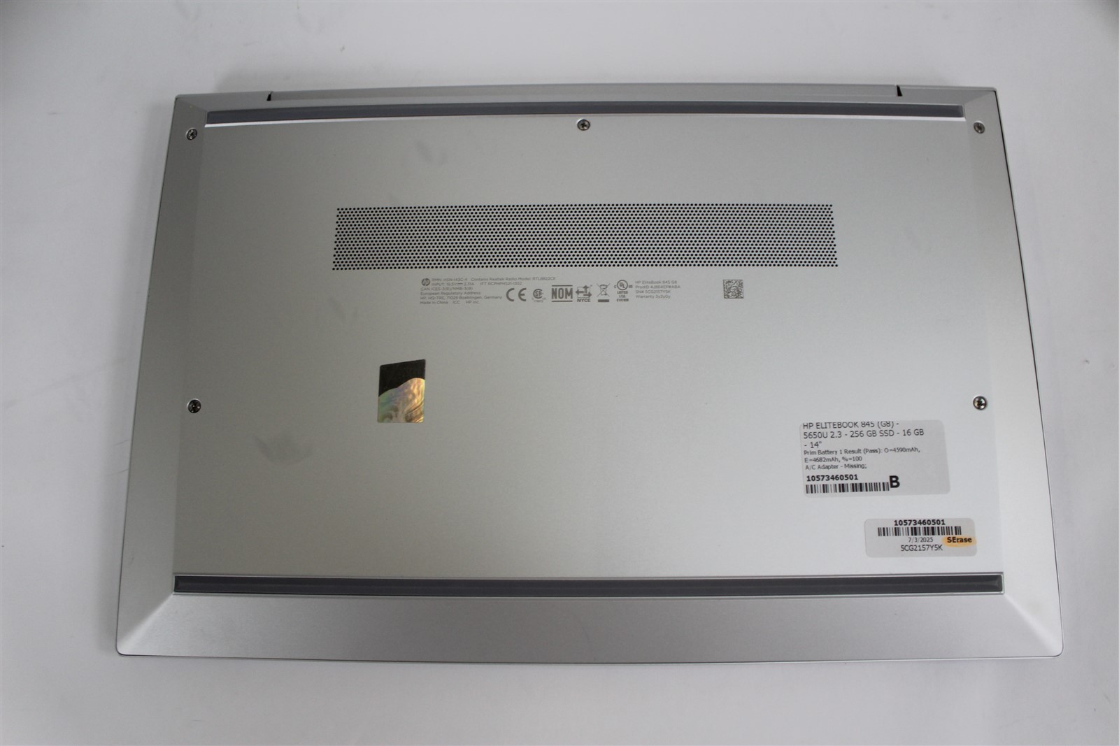HP EliteBook 845 G8 2021 14” Ryzen 5 Pro 5650U 2.3GHz 16GB 256GB SSD