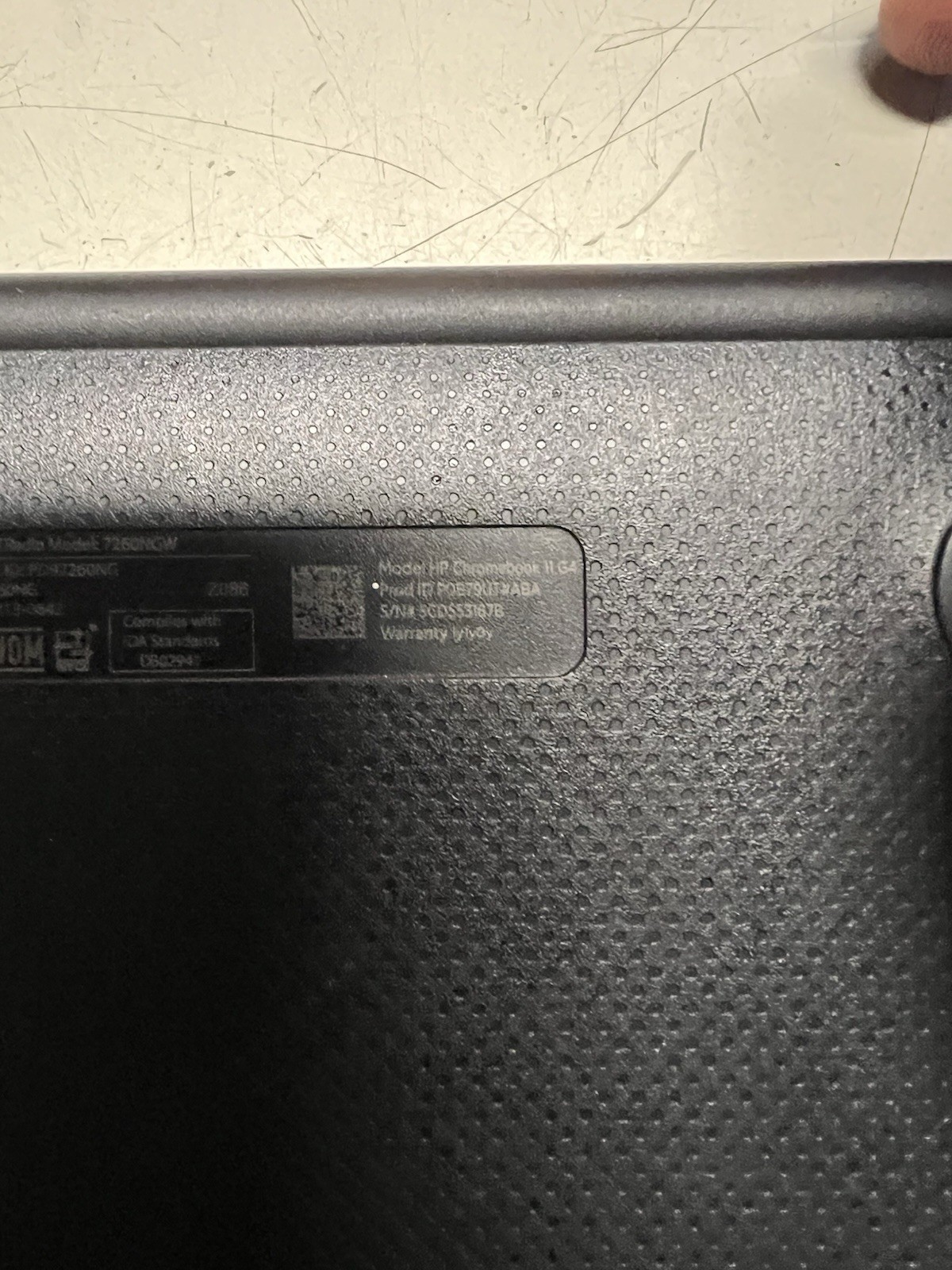 HP 11 G4 11.6″ Chromebook Intel 2.16 GHz 4GB RAM 16GB N2840 Processor