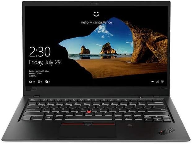 Lenovo ThinkPad X1 Carbon Gen 6 i5-8250U 1.60GHz 8GB RAM 256GB SSD WIn 11 Pro