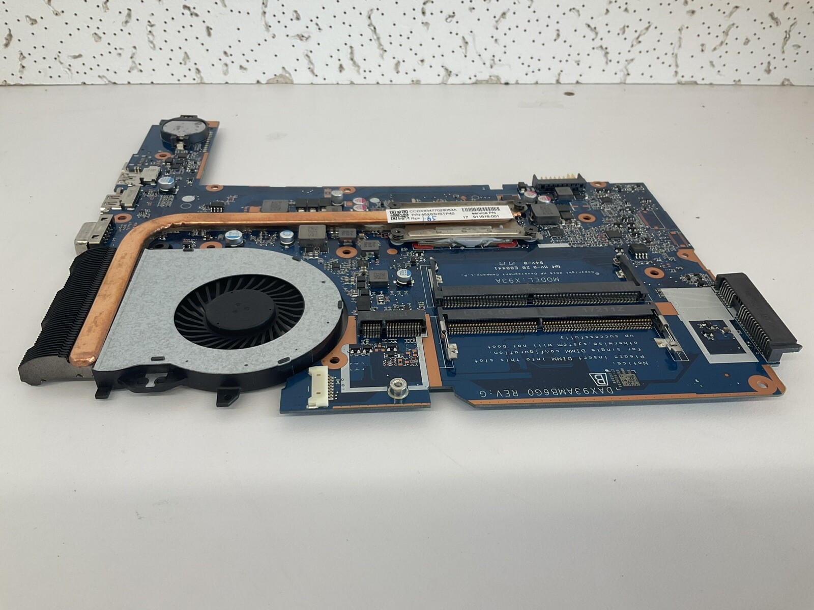 HP ProBook 455 G4 Motherboard AMD A10-9600P RADEON R5, 10 COMPUTE CORES 4C+6G