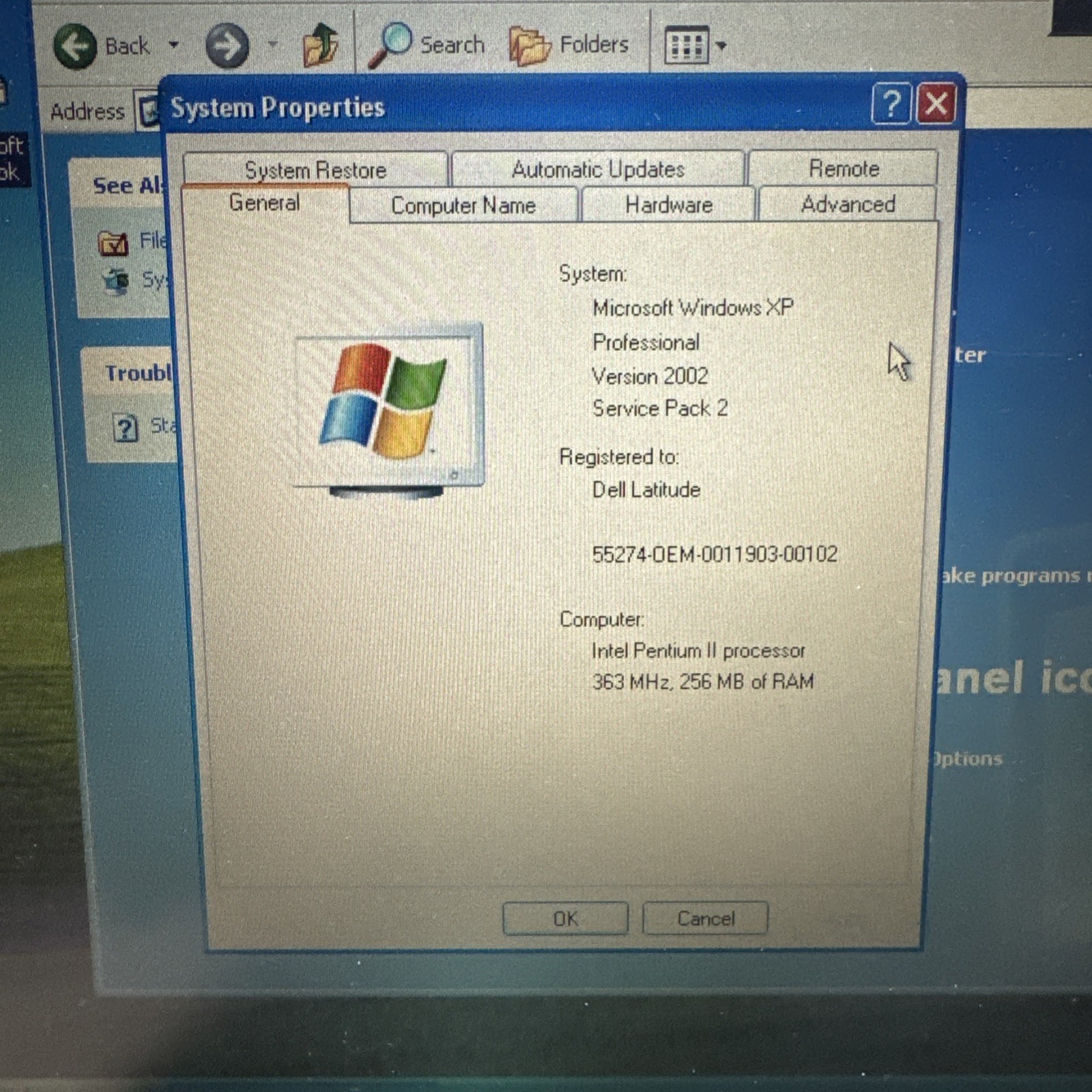 Vintage Dell Latitude CPi A366XT Pentium II 366MHz XP Pro Office 97 Complete Kit