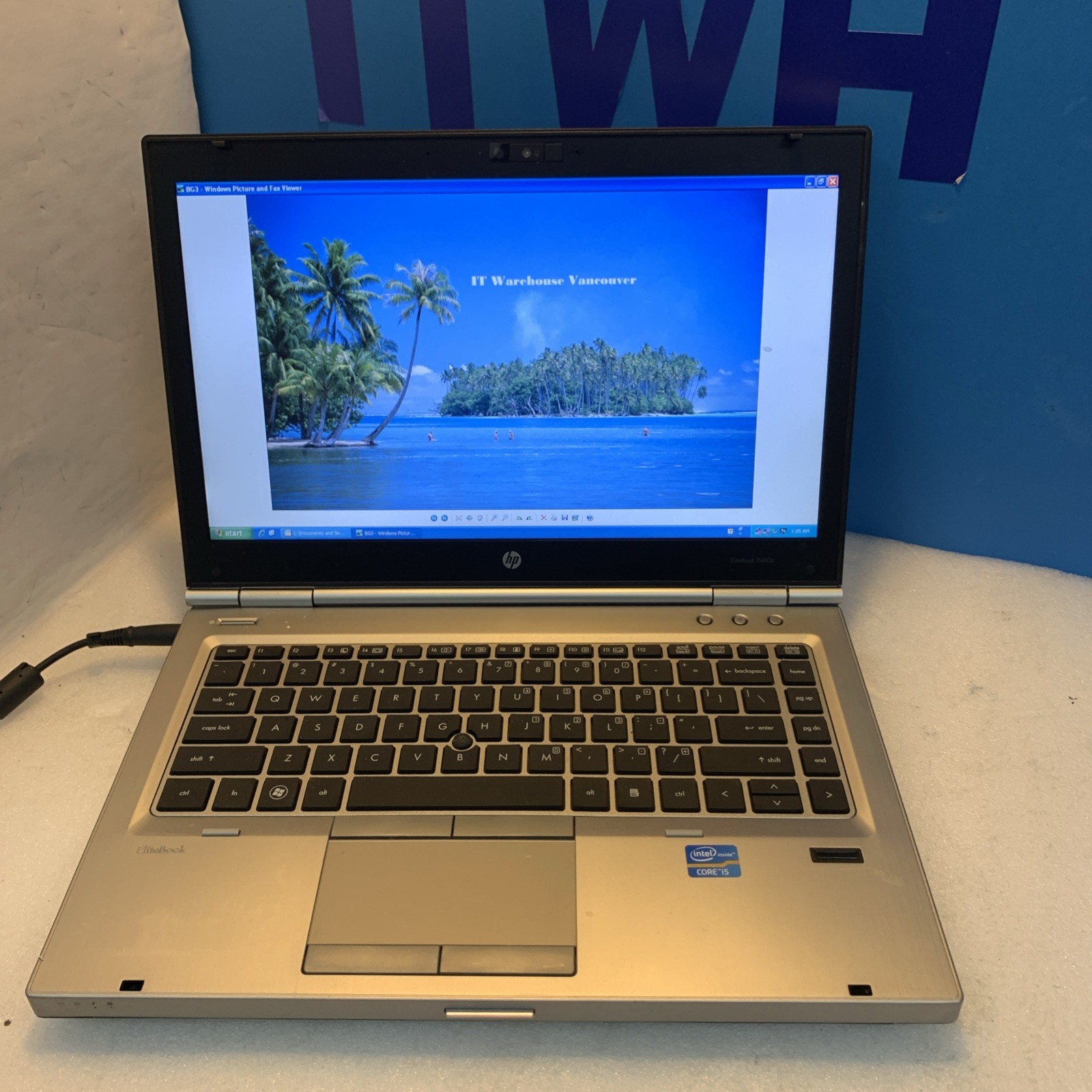 🔥 HP Elitebook 8460p 14″ CPU 4GB FireWire DP WiFi Bluetooth Webcam Win XP SP3