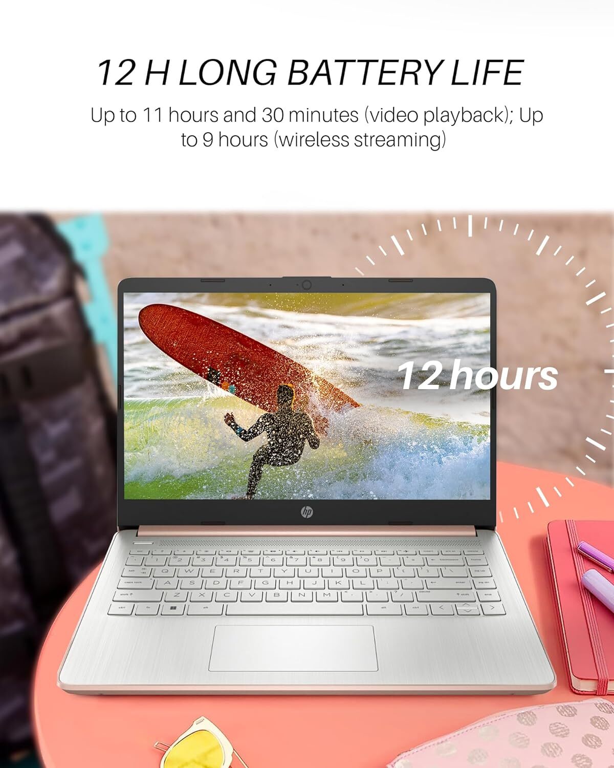 New HP Laptop 14″ HD Intel Celeron N4120 16GB RAM, 320GB Storage Windows 11 S