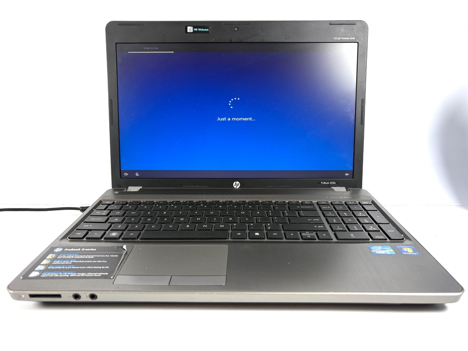 HP ProBook 4530s – 15.6″ HD, 2.2GHz i3, 4GB RAM, 500GB HDD, Windows 10