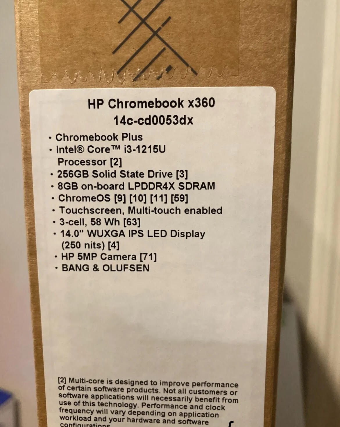 Used HP 2-in-1 14″ Touch-Screen Chromebook x360 Laptop Intel i3 12th 8GB, 256GB