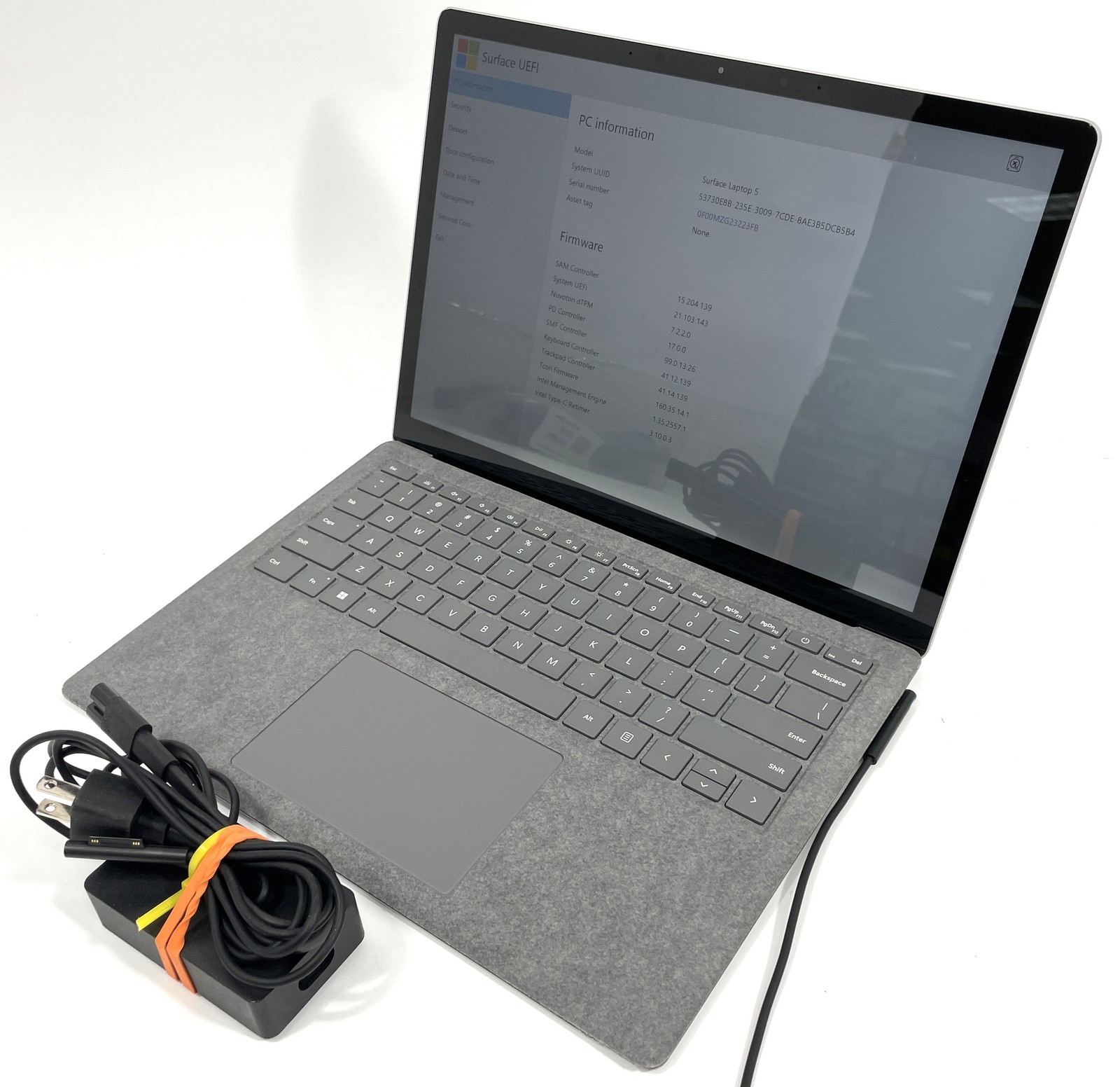 Microsoft Surface Laptop 5 1950 i7-1265U 512GB SSD 16GB RAM – No OS – See Desc