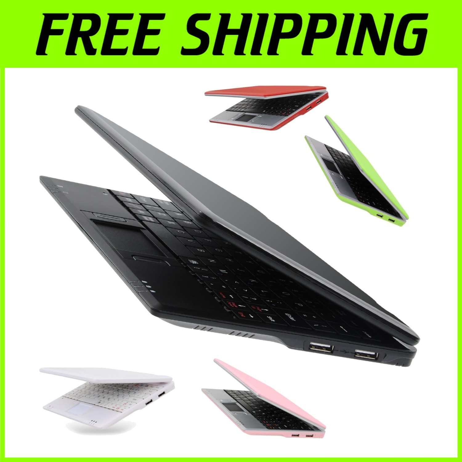 Lightweight 7″ Mini PC Netbook Android 12 WiFi**
