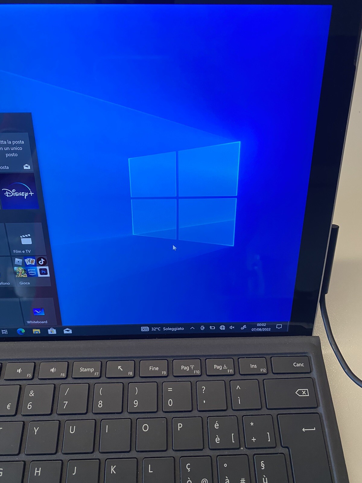 MICROSOFT SURFACE PRO 4 INTEL CORE i7-6650U 2.20GHz 12.3″ 8GB RAM 256GB HD WIN10