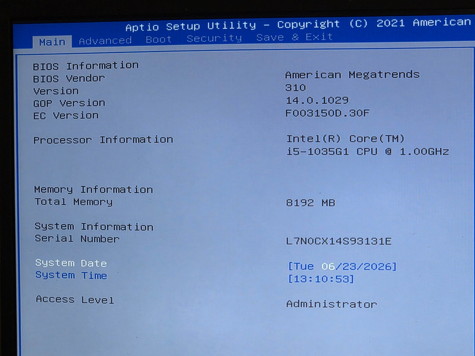 Asus X509J 10th Gen i5-1035G1 8GB 15.6″ Laptop – For Parts Not Working