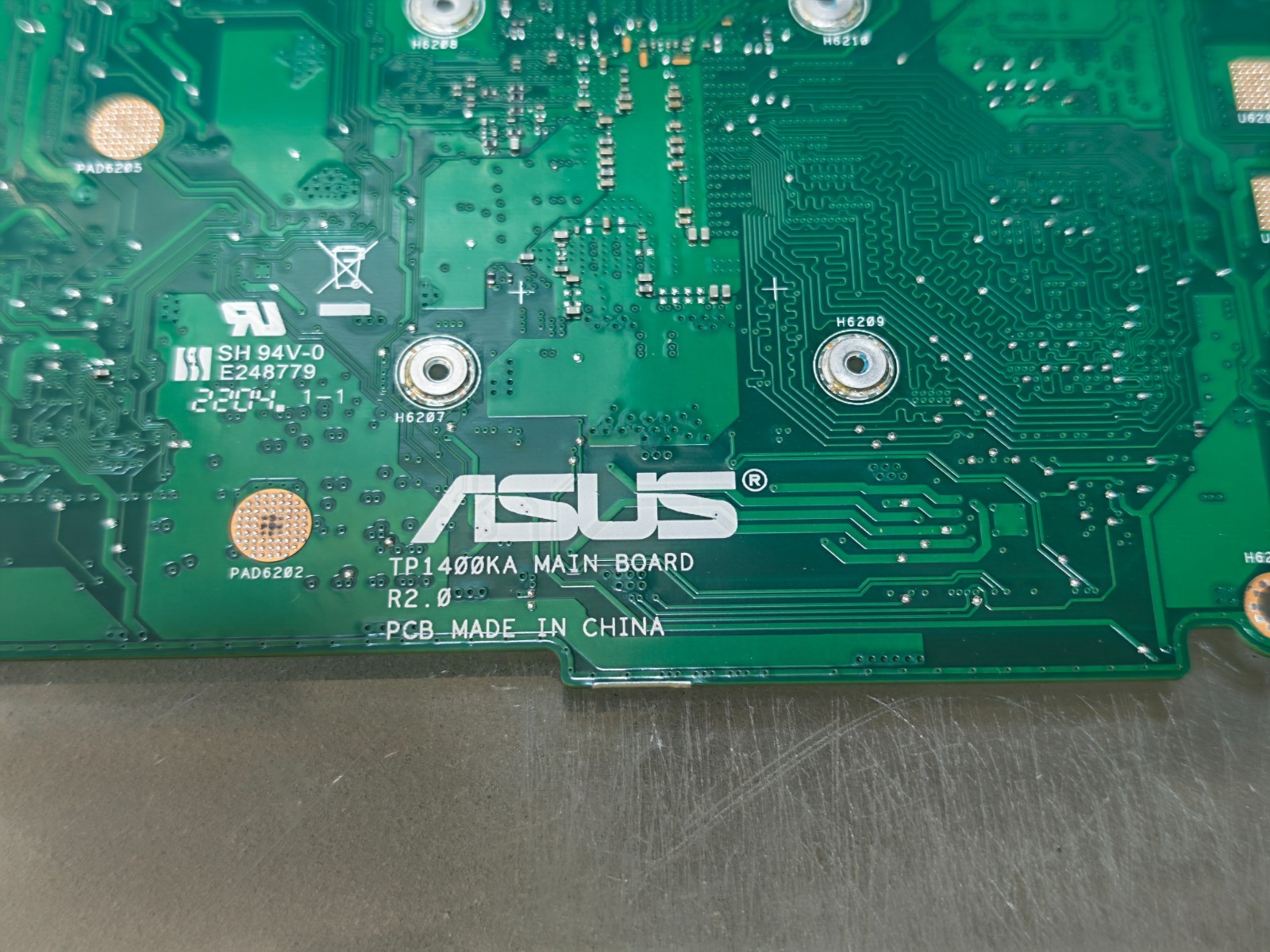 ASUS TP1400 MOTHERBOARD INTEL SILVER N6000 INTEL UHD TP1400KA MAIN BD R2.0 #