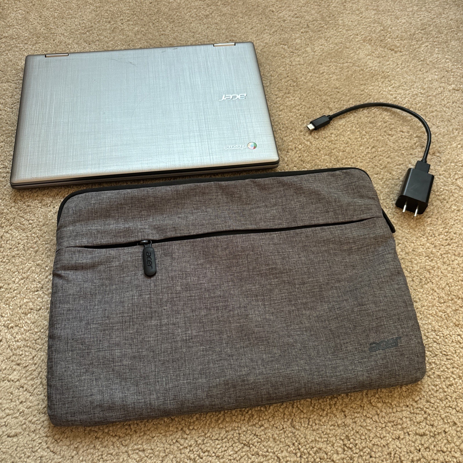 Acer Chromebook Spin 11 CP311-1H-C2DV 11.6″ Celeron 32GB 4GB RAM W/ Travel Case