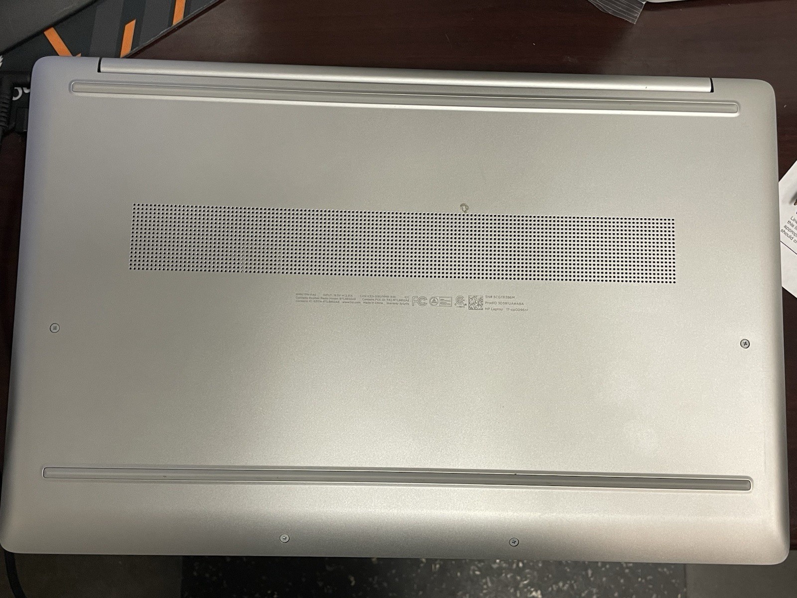 HEWLETT PACKARD 17-CP0096NR 1TB HD 8GB Ram 17″ (MAD050505)
