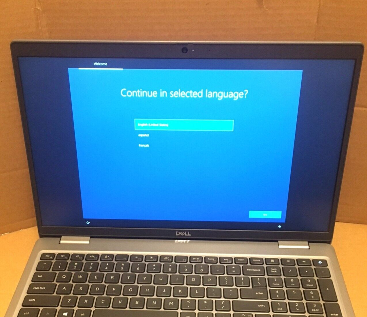 Dell Precision 3560 15.6 Workstation Intel i7-1165G7 16GB RAM 225GB NVIDIA T500