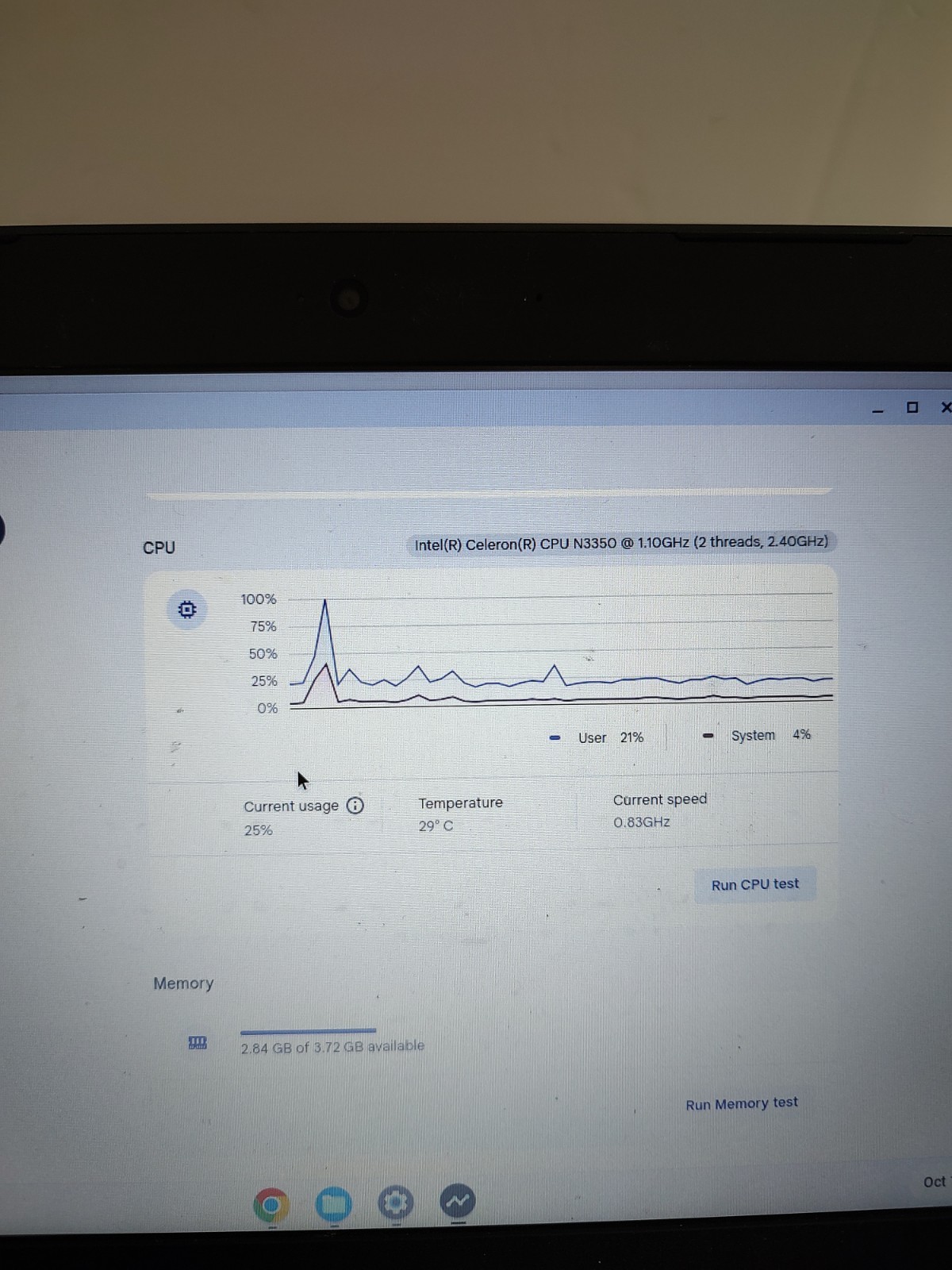 HP Chromebook 11 G6 EE 11.6″ Intel Celeron N3350 4GB RAM w/ Charger Tested