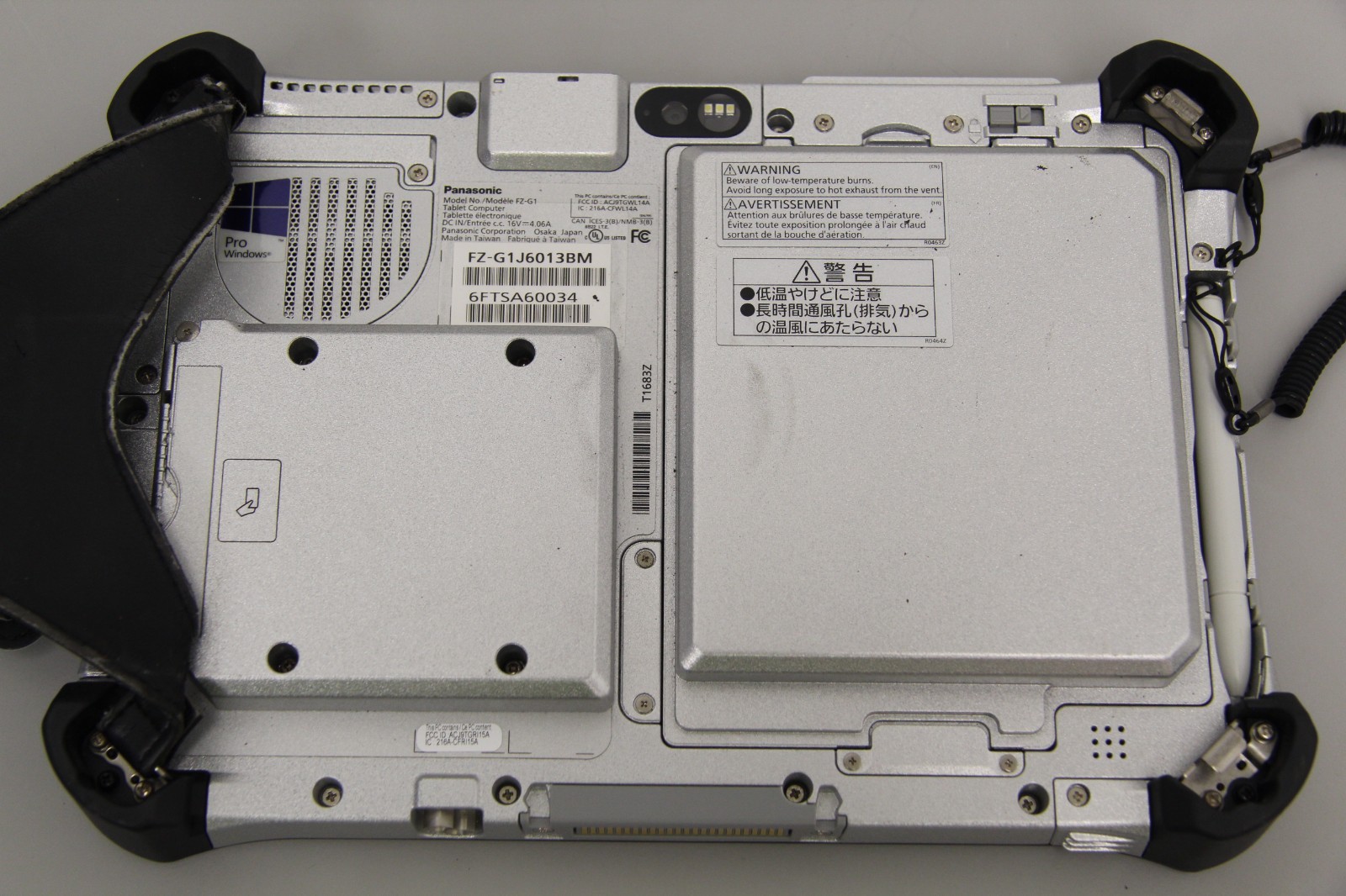 Panasonic Toughpad FZ-G1 Intel Core i5-5300U 2.30GHz 8GB Ram No HDD No Charger