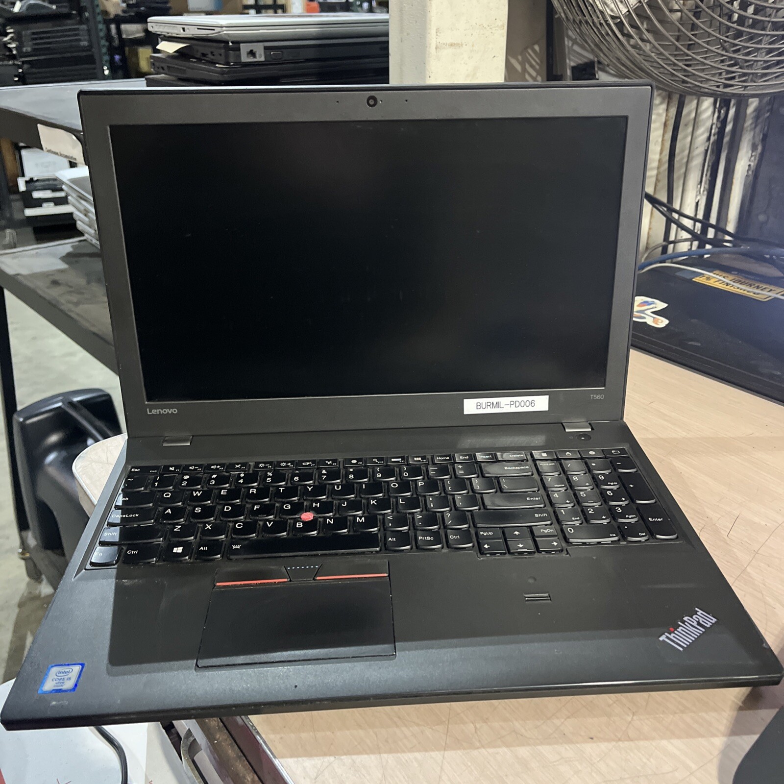 LENOVO THINKPAD T560 INTEL CORE I5 4GB RAM NO HD