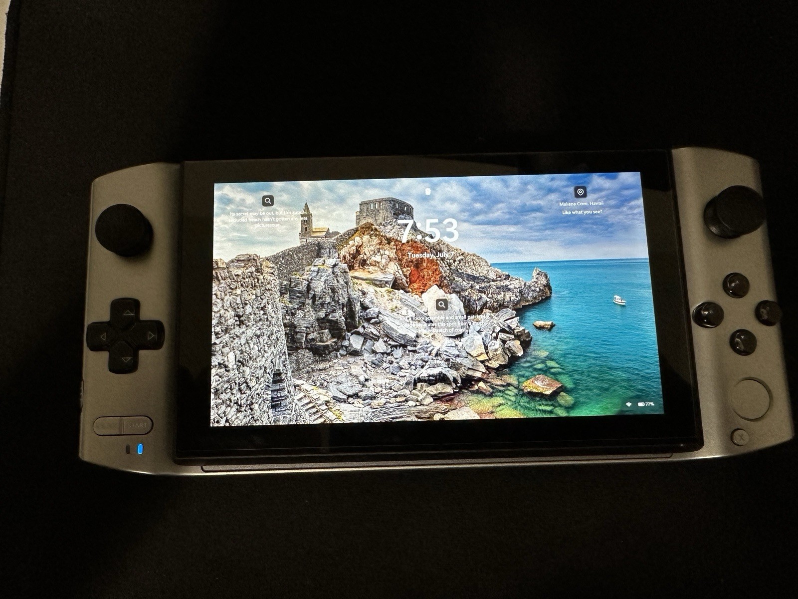 GPD Win 3 i7 16GB 1TB SSD 5.5in Win 11 w/ USB-C Dock, Box Black/Silver