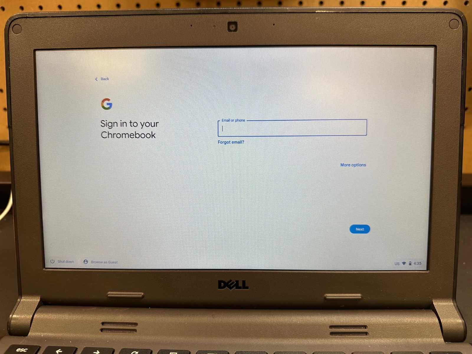 Dell Chromebook 11 P22T Intel Celeron N2840 2.16GHz 2GB RAM 16GB SSD Webcam Dell