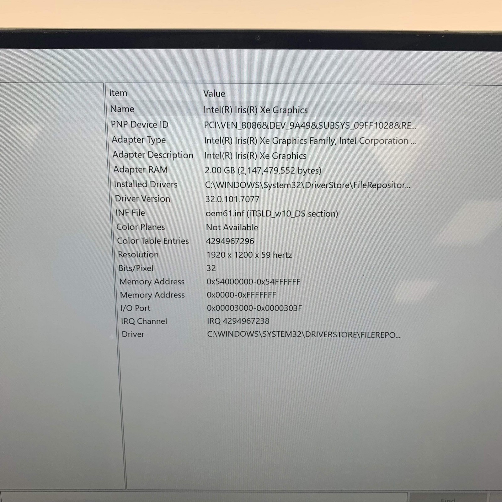 Dell XPS 9310 2-N-1 13.3″ i7-1165G7 2.8GHz 8GB RAM 512GB SSD