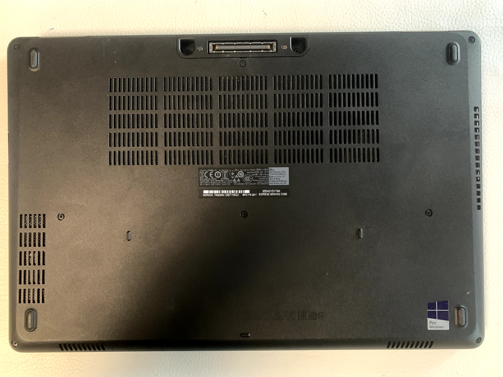 Dell Precision 3510 Windows 11 Pro 16 GB RAM 126 NVME Intel i5 6 Gen 2.30 Ghz