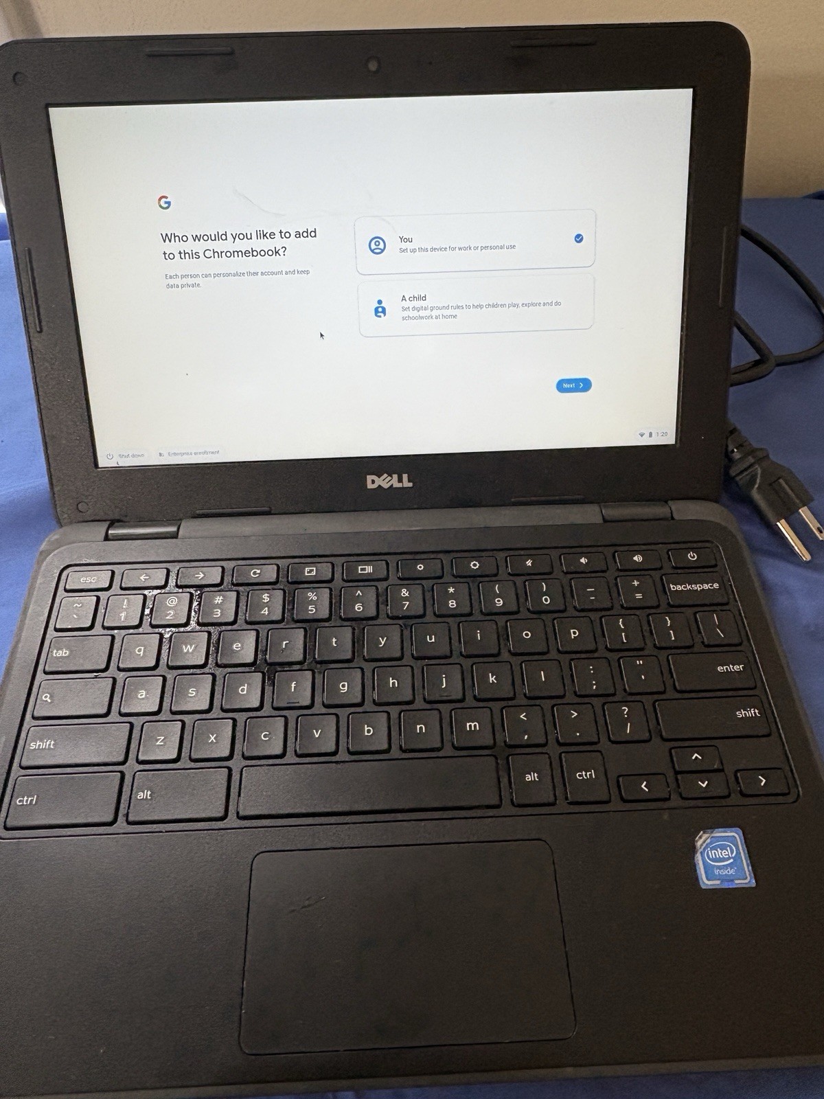 Dell Model 3181 Chromebook 11.6 in. 4GB 16GB Notebook – Black