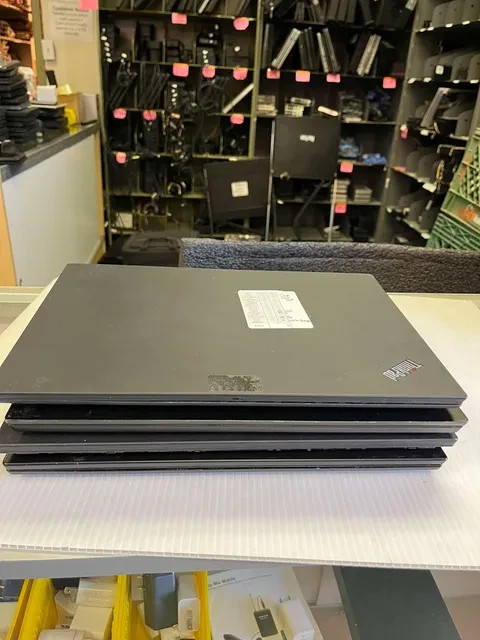 Lot of 4 Lenovo ThinkPad Laptops FOR PARTS OR REPAIR ONLY – T14 Gen 2 / E14 / T4