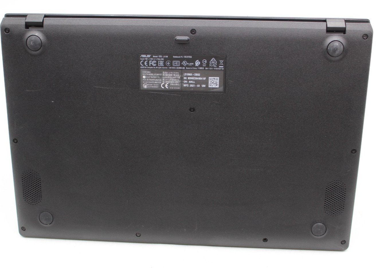 ASUS Tek ViVoBook E510MA 15.6in 63 GB EMMC 4 GB RAM Intel Celeron N4020 No OS