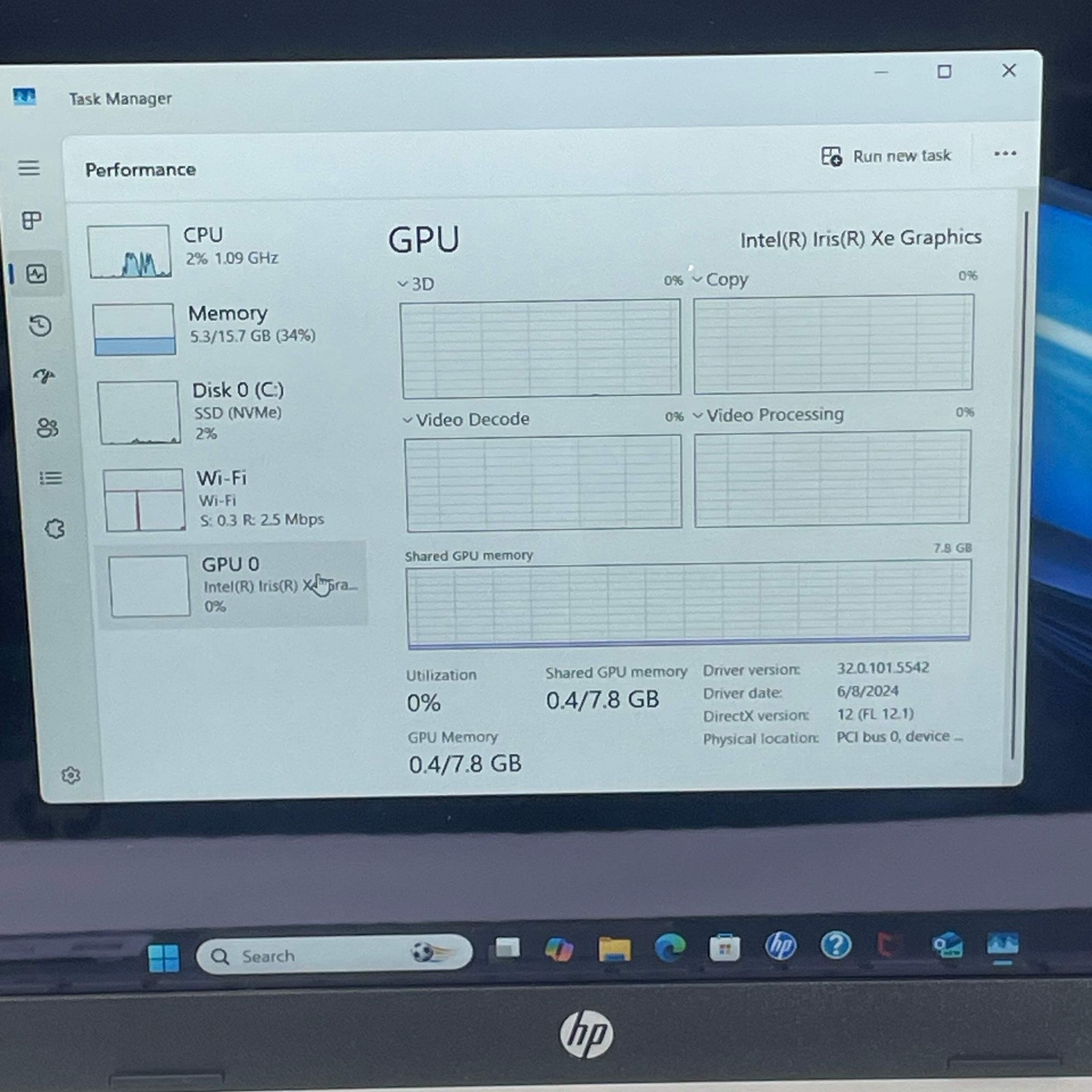 HP Laptop 15-DY5073DX 15.6″ i7-1255U 1.7GHz 16GB RAM 512GB SSD