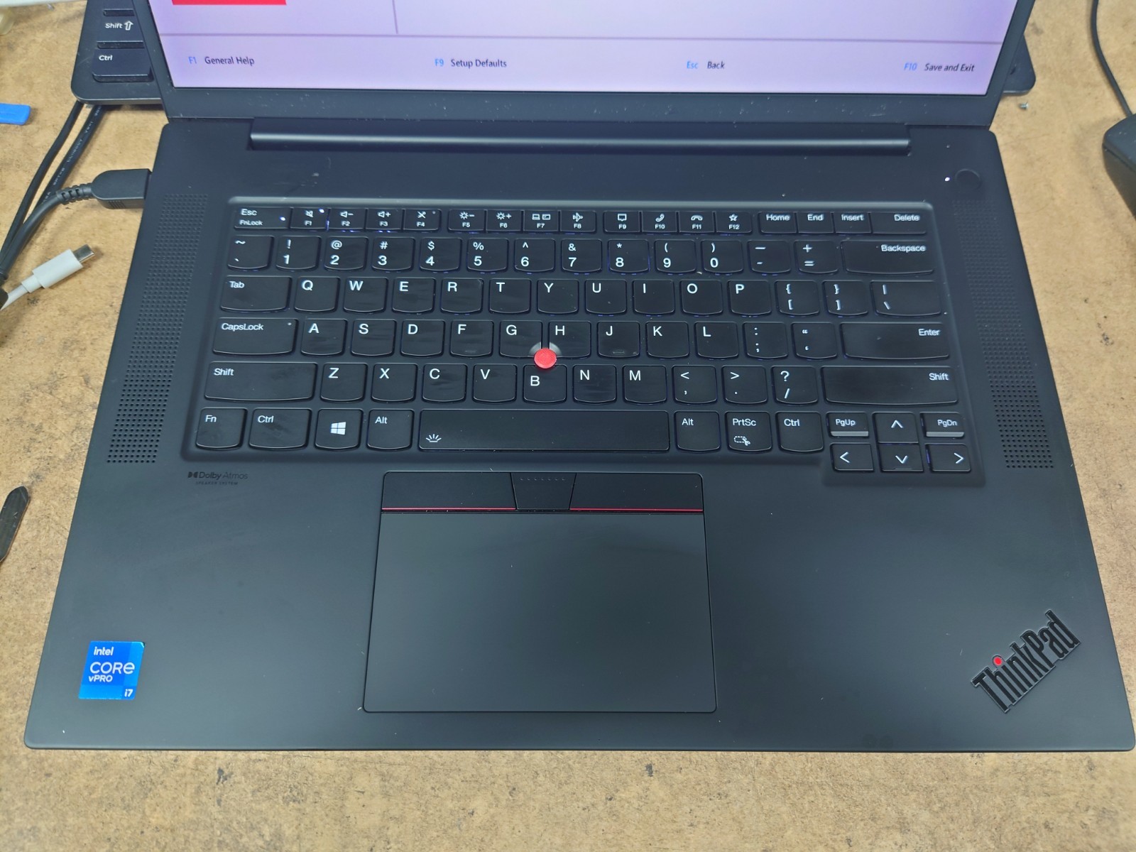 Lenovo ThinkPad P1 Gen 4 16″ WQXGA i7-11850H 40GB RAM 1TB SSD RTX 3070