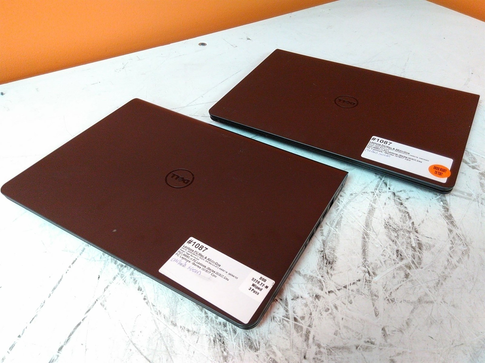 Cracked Screen Lot of 2 Dell Latitude 3450 i5-5200U 2.2GHz 4GB 0HD No PSU AS-IS