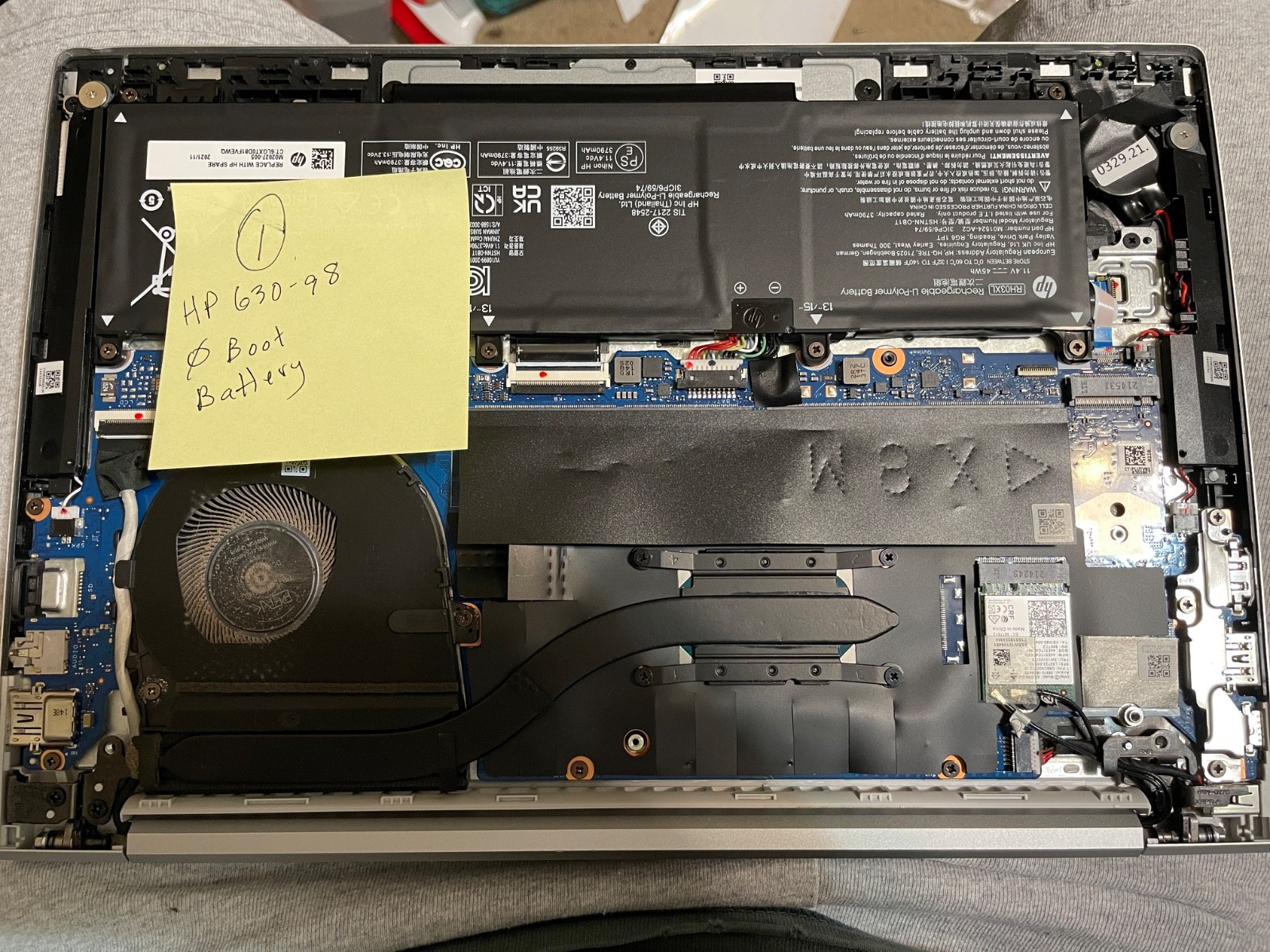 HP ProBook 630 G8 i5: Missing parts. Lot of 3