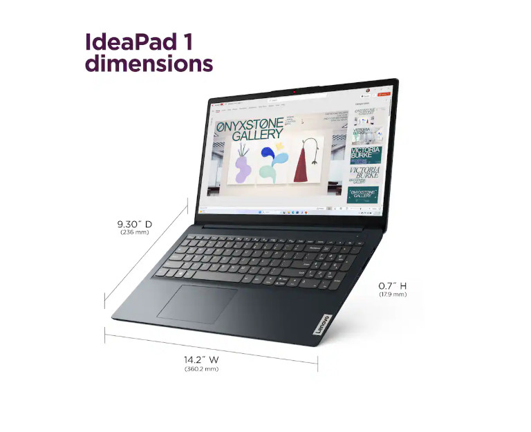 Lenovo IdeaPad 1 15.6″ FHD Ryzen 5 7520U 8GB 256GB SSD Laptop Used