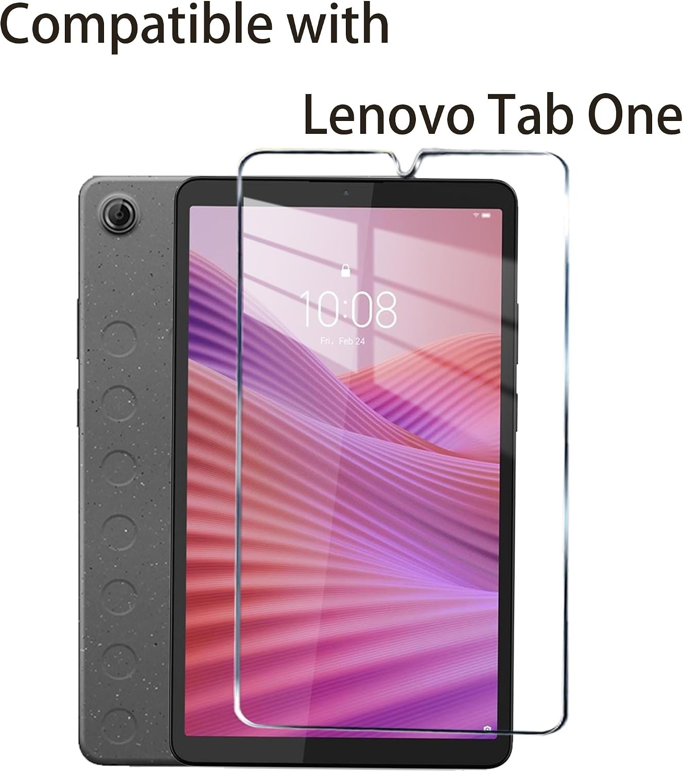 Tempered Glass Screen Protectors Compatible with Lenovo Tab One/ K9 8.7 Inch 202